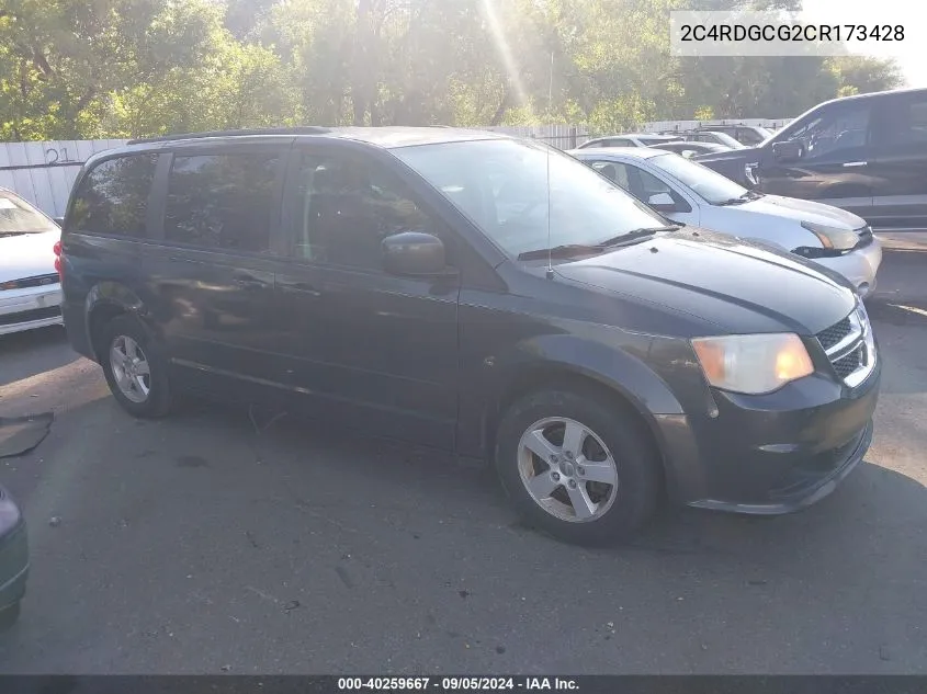 2C4RDGCG2CR173428 2012 Dodge Grand Caravan Sxt