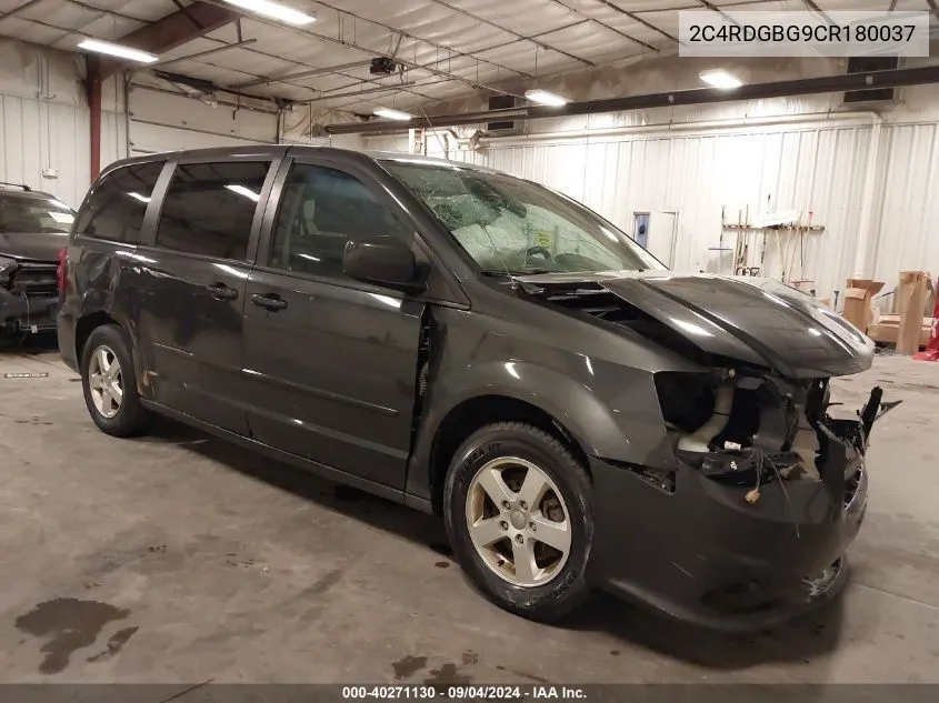 2012 Dodge Grand Caravan Se/Avp VIN: 2C4RDGBG9CR180037 Lot: 40271130