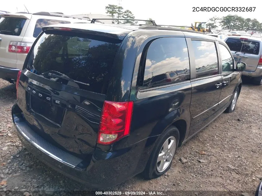 2C4RDGCG0CR332687 2012 Dodge Grand Caravan Sxt