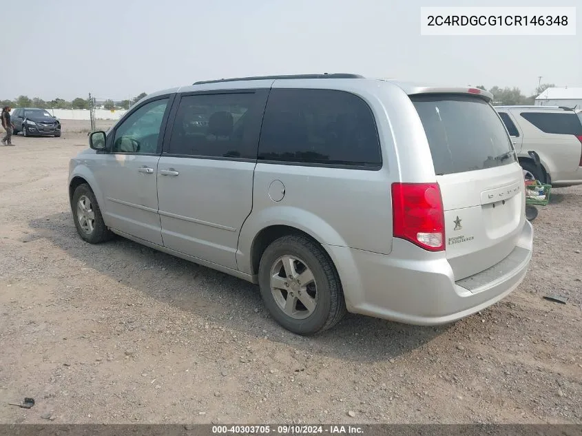 2C4RDGCG1CR146348 2012 Dodge Grand Caravan Sxt