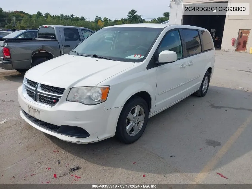 2C4RDGBG1CR398800 2012 Dodge Grand Caravan Se/Avp