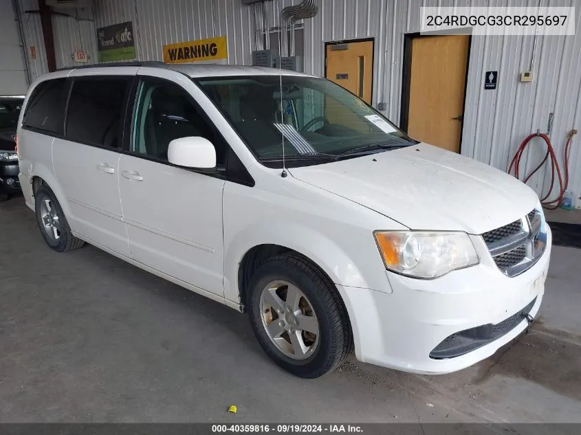 2012 Dodge Grand Caravan Sxt VIN: 2C4RDGCG3CR295697 Lot: 40359816