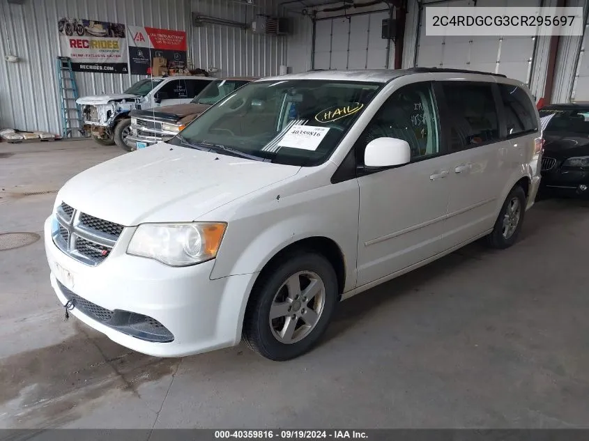 2012 Dodge Grand Caravan Sxt VIN: 2C4RDGCG3CR295697 Lot: 40359816