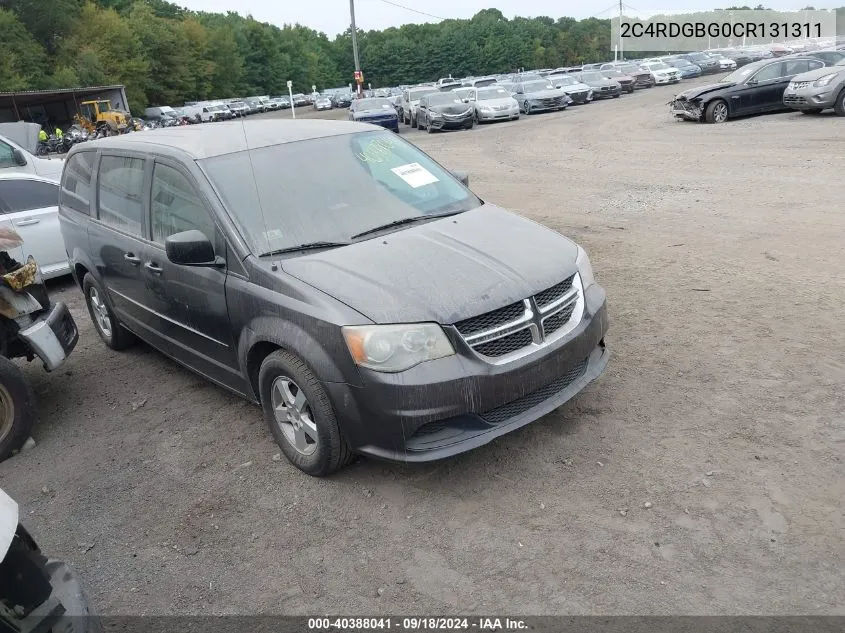 2012 Dodge Grand Caravan Se/Avp VIN: 2C4RDGBG0CR131311 Lot: 40388041