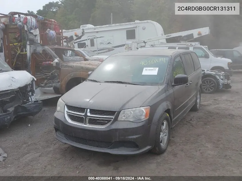 2C4RDGBG0CR131311 2012 Dodge Grand Caravan Se/Avp