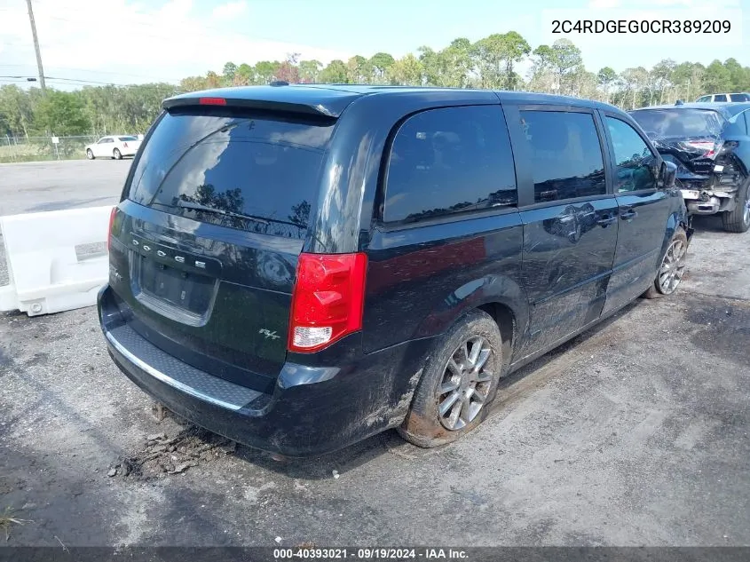 2C4RDGEG0CR389209 2012 Dodge Grand Caravan R/T