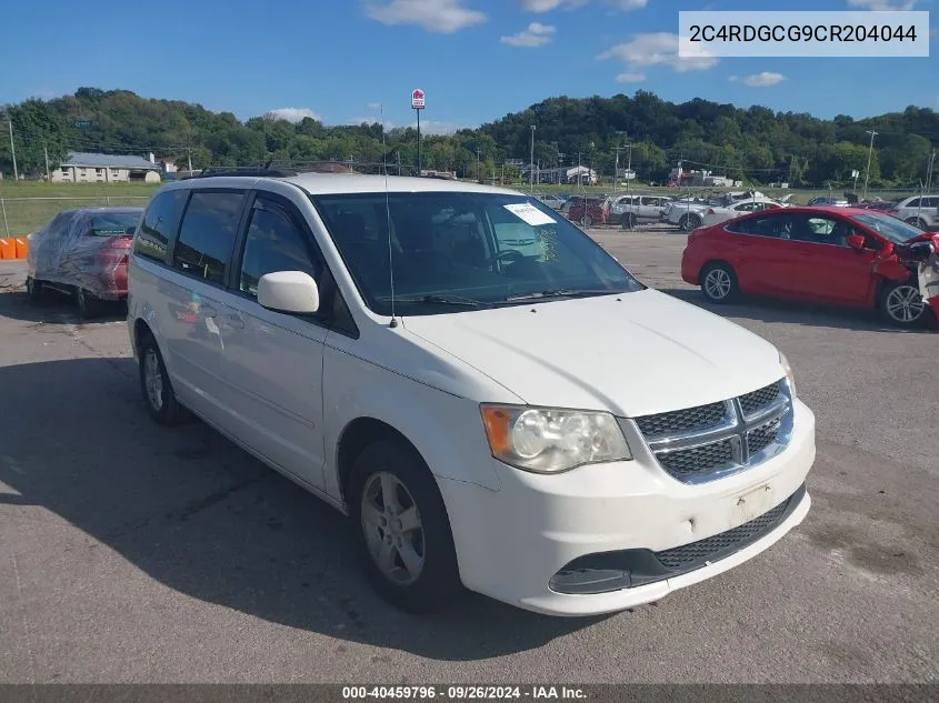 2012 Dodge Grand Caravan Sxt VIN: 2C4RDGCG9CR204044 Lot: 40459796