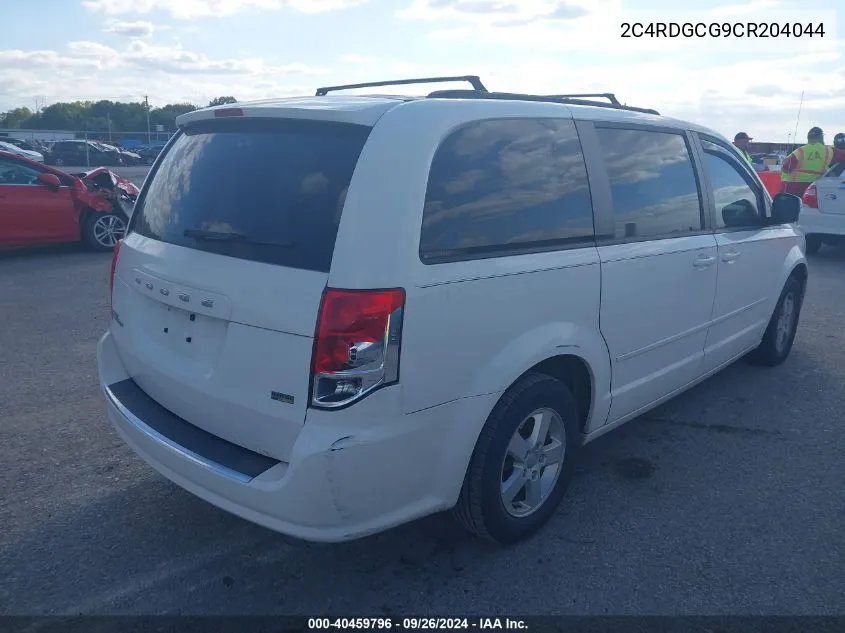 2012 Dodge Grand Caravan Sxt VIN: 2C4RDGCG9CR204044 Lot: 40459796