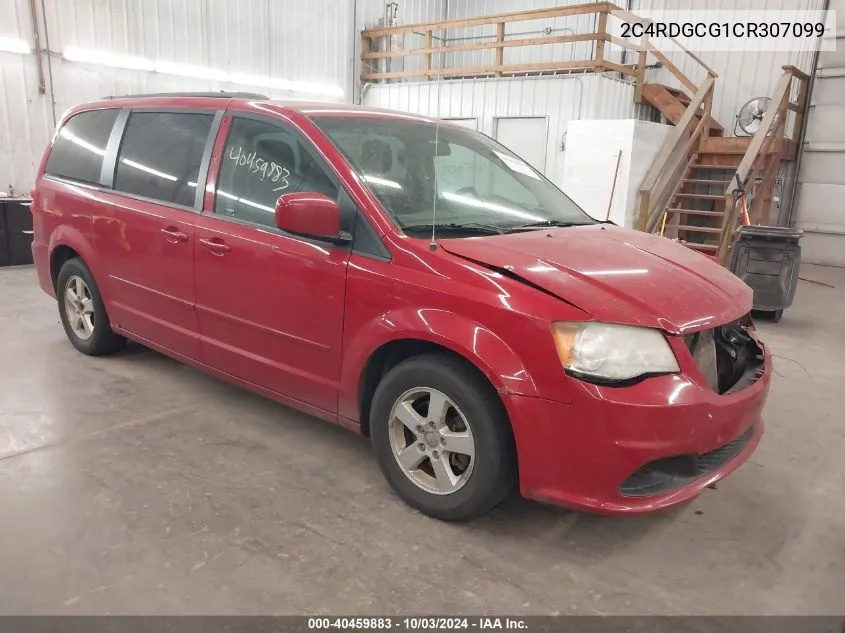 2012 Dodge Grand Caravan Sxt VIN: 2C4RDGCG1CR307099 Lot: 40459883