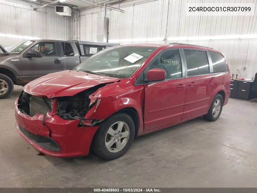 2C4RDGCG1CR307099 2012 Dodge Grand Caravan Sxt