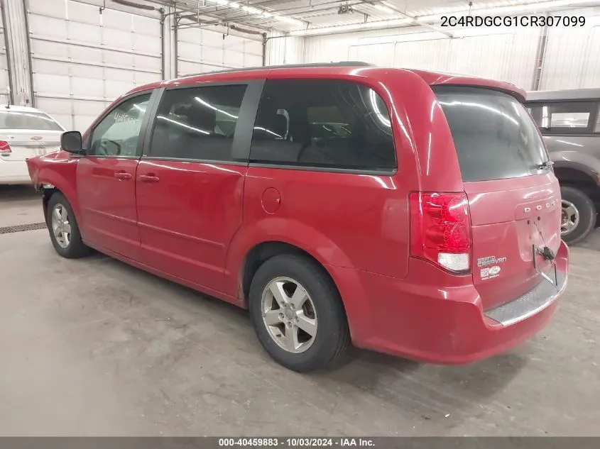 2C4RDGCG1CR307099 2012 Dodge Grand Caravan Sxt