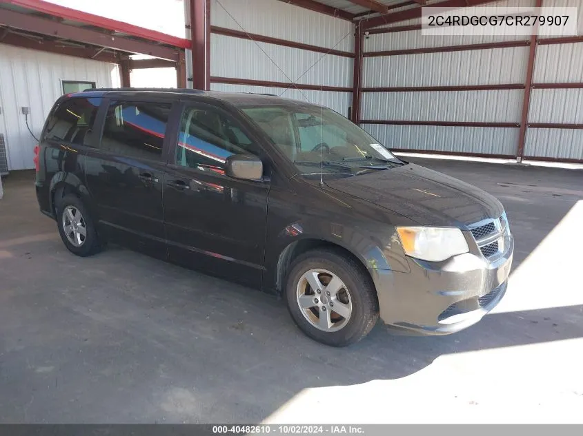 2012 Dodge Grand Caravan Sxt VIN: 2C4RDGCG7CR279907 Lot: 40482610