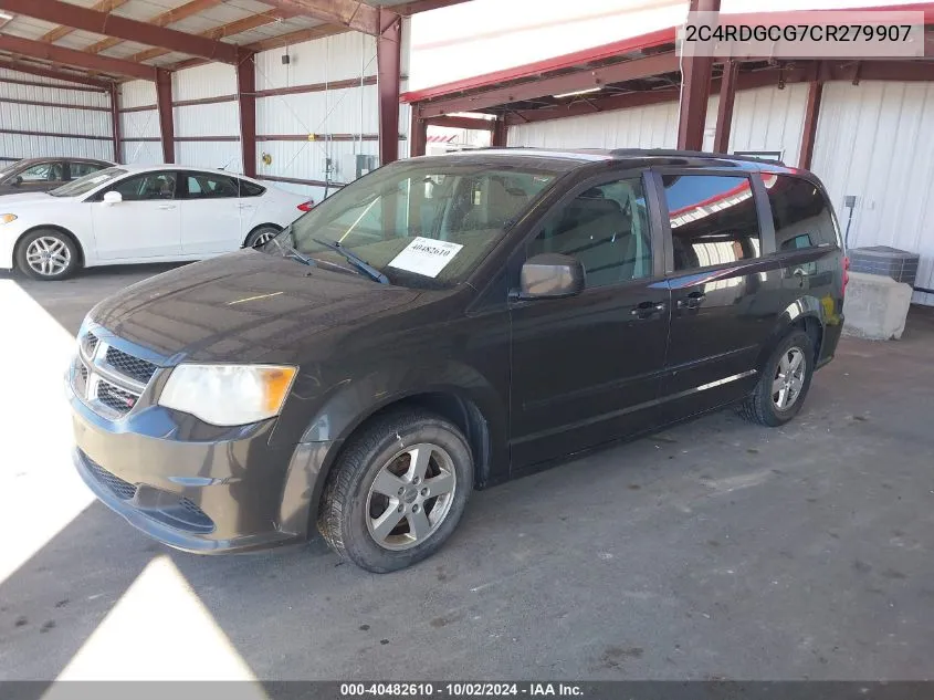 2012 Dodge Grand Caravan Sxt VIN: 2C4RDGCG7CR279907 Lot: 40482610