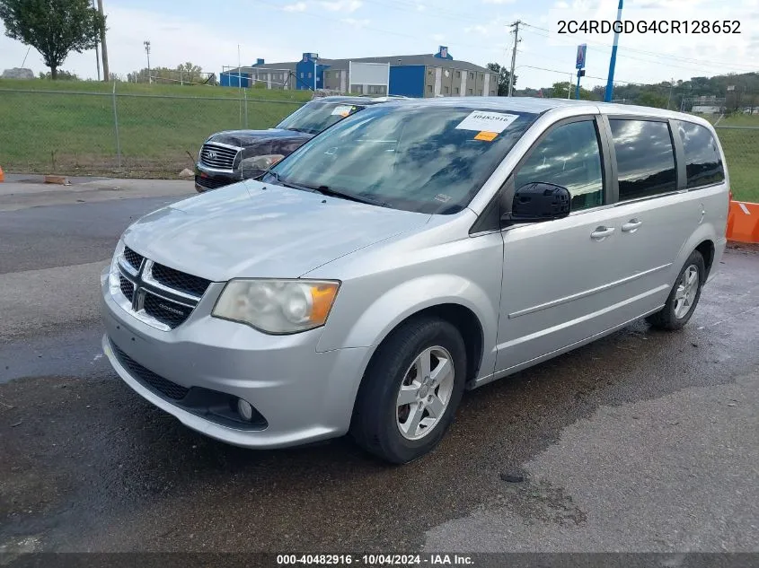 2012 Dodge Grand Caravan Crew VIN: 2C4RDGDG4CR128652 Lot: 40482916