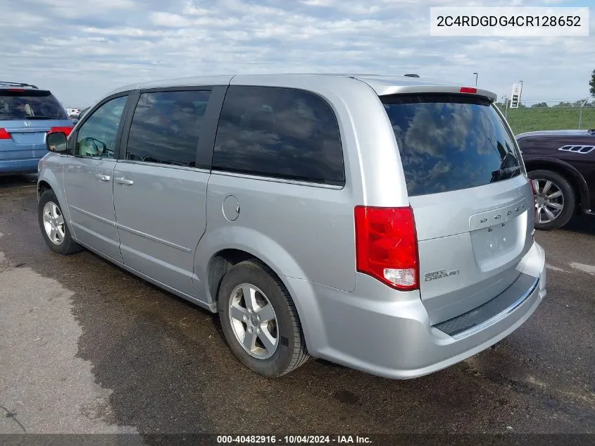 2012 Dodge Grand Caravan Crew VIN: 2C4RDGDG4CR128652 Lot: 40482916