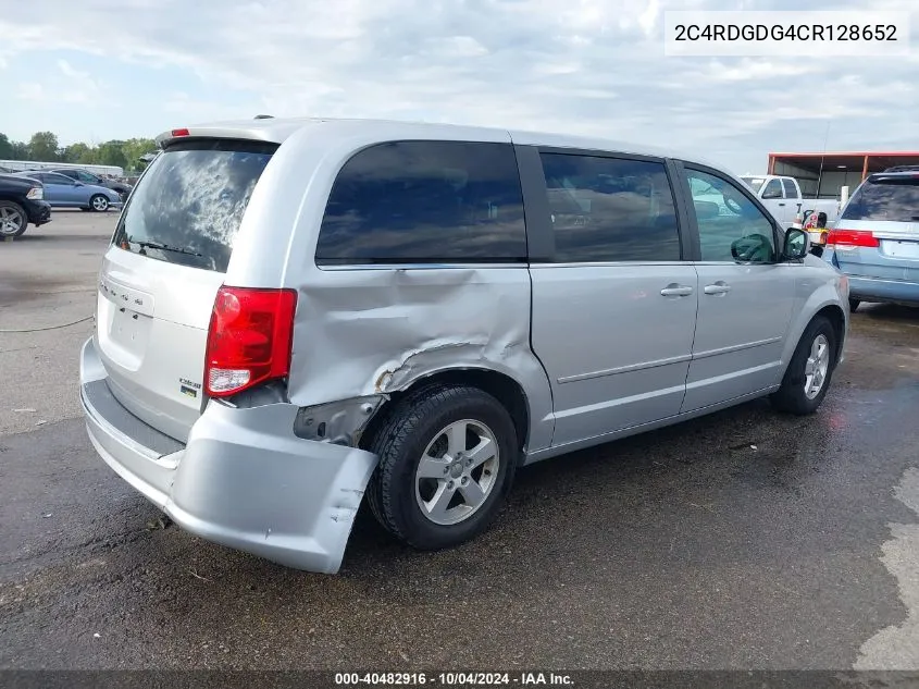 2012 Dodge Grand Caravan Crew VIN: 2C4RDGDG4CR128652 Lot: 40482916