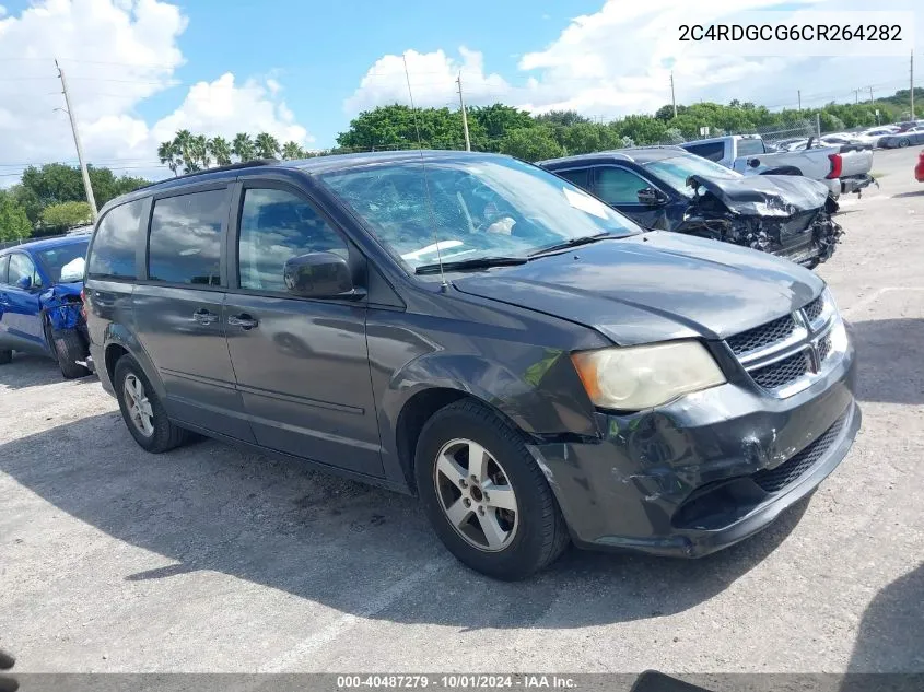 2012 Dodge Grand Caravan Sxt VIN: 2C4RDGCG6CR264282 Lot: 40487279