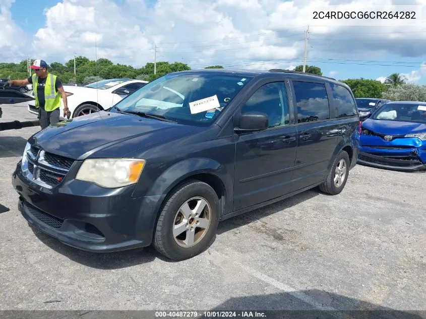 2012 Dodge Grand Caravan Sxt VIN: 2C4RDGCG6CR264282 Lot: 40487279