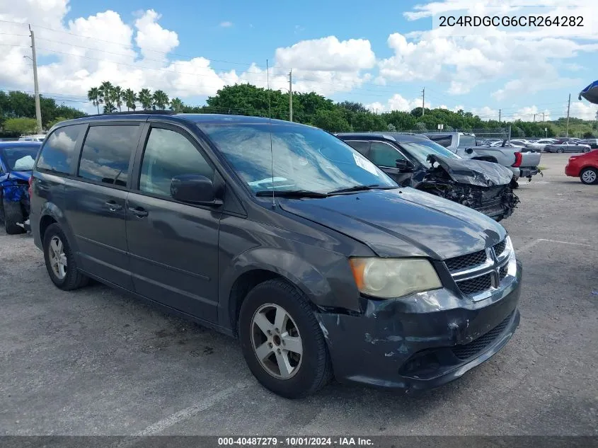 2012 Dodge Grand Caravan Sxt VIN: 2C4RDGCG6CR264282 Lot: 40487279