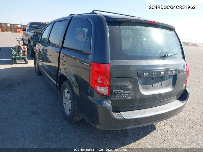 2C4RDGCG4CR319621 2012 Dodge Grand Caravan Sxt