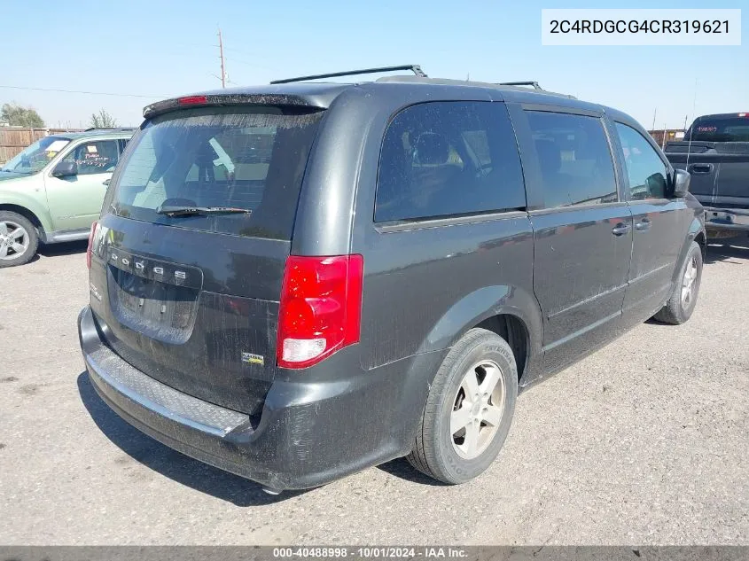 2C4RDGCG4CR319621 2012 Dodge Grand Caravan Sxt