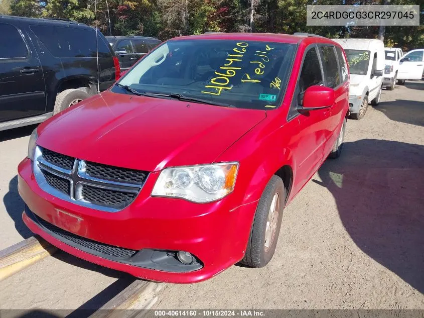 2012 Dodge Grand Caravan Sxt VIN: 2C4RDGCG3CR297045 Lot: 40614160