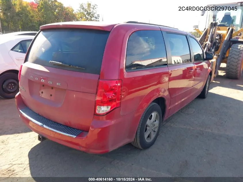 2012 Dodge Grand Caravan Sxt VIN: 2C4RDGCG3CR297045 Lot: 40614160