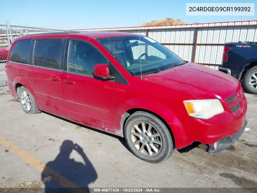 2012 Dodge Grand Caravan R/T VIN: 2C4RDGEG9CR199392 Lot: 40677436