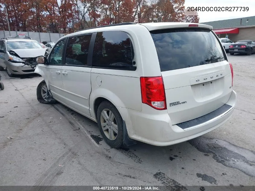 2012 Dodge Grand Caravan Sxt VIN: 2C4RDGCG2CR277739 Lot: 40723519