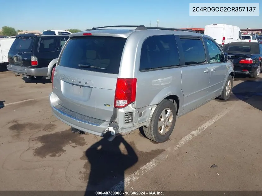 2C4RDGCG2CR357137 2012 Dodge Grand Caravan Sxt