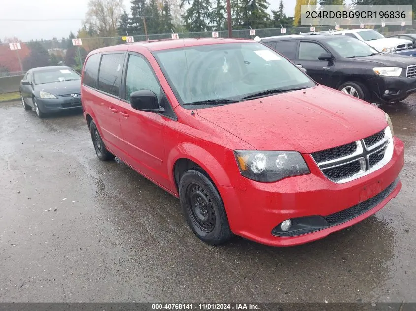 2012 Dodge Grand Caravan Se/Avp VIN: 2C4RDGBG9CR196836 Lot: 40768141