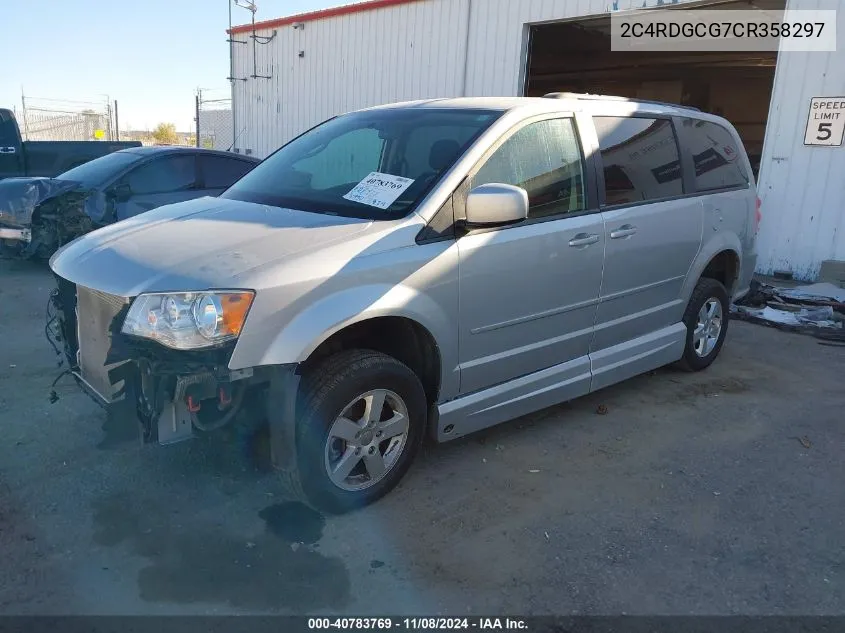 2012 Dodge Grand Caravan Sxt VIN: 2C4RDGCG7CR358297 Lot: 40783769