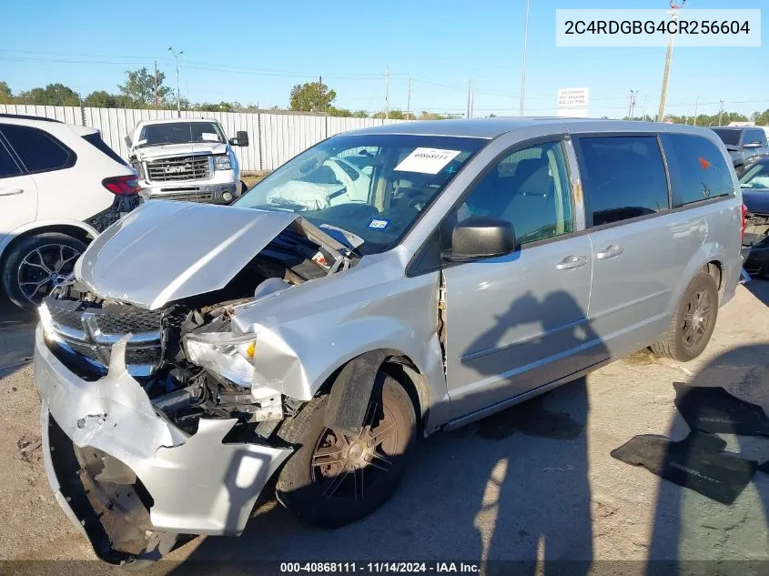 2012 Dodge Grand Caravan Se/Avp VIN: 2C4RDGBG4CR256604 Lot: 40868111