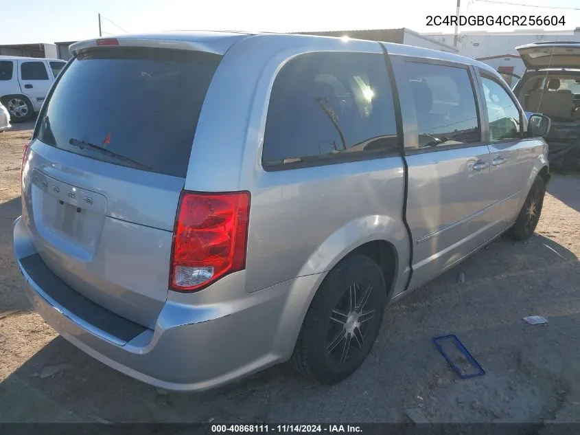 2012 Dodge Grand Caravan Se/Avp VIN: 2C4RDGBG4CR256604 Lot: 40868111