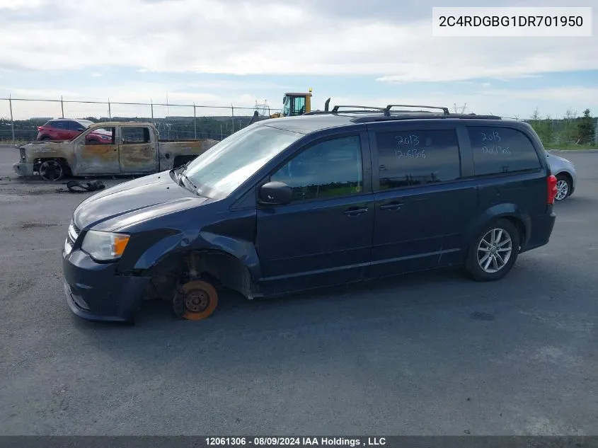 2013 Dodge Grand Caravan Se VIN: 2C4RDGBG1DR701950 Lot: 12061306