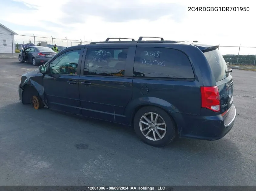 2013 Dodge Grand Caravan Se VIN: 2C4RDGBG1DR701950 Lot: 12061306