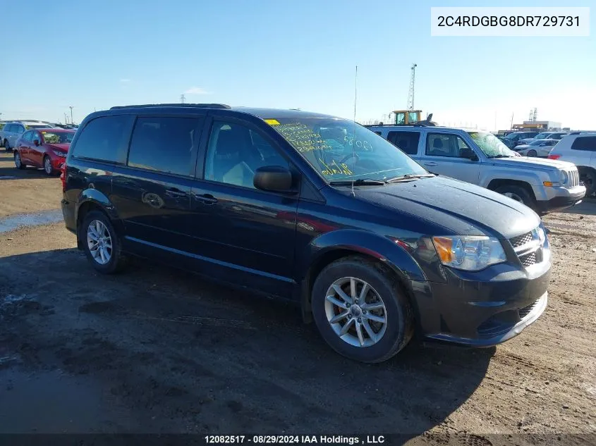 2013 Dodge Grand Caravan Se VIN: 2C4RDGBG8DR729731 Lot: 12082517