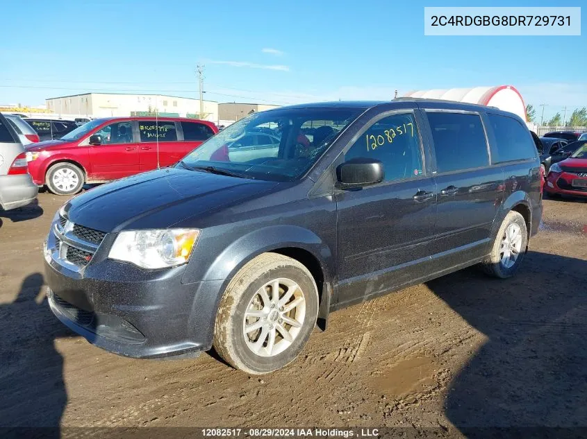 2013 Dodge Grand Caravan Se VIN: 2C4RDGBG8DR729731 Lot: 12082517