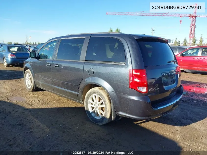 2013 Dodge Grand Caravan Se VIN: 2C4RDGBG8DR729731 Lot: 12082517