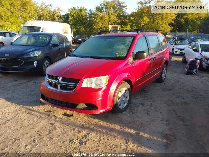 2C4RDGBG2DR624330 2013 Dodge Grand Caravan Se