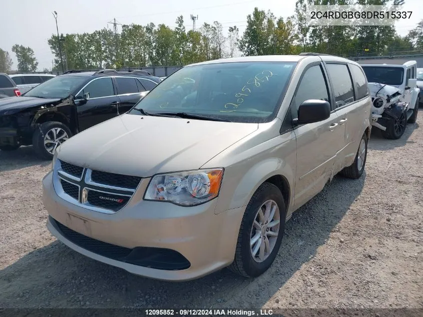 2013 Dodge Grand Caravan Se/Sxt VIN: 2C4RDGBG8DR515337 Lot: 12095852