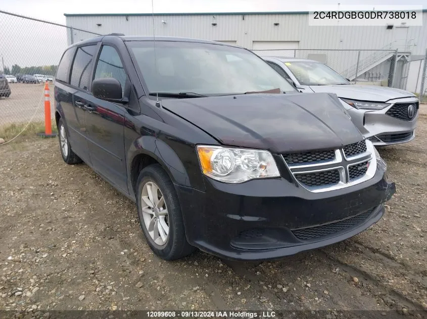 2013 Dodge Grand Caravan Se VIN: 2C4RDGBG0DR738018 Lot: 12099608