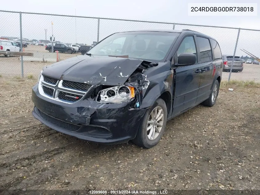 2013 Dodge Grand Caravan Se VIN: 2C4RDGBG0DR738018 Lot: 12099608