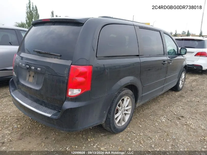 2013 Dodge Grand Caravan Se VIN: 2C4RDGBG0DR738018 Lot: 12099608