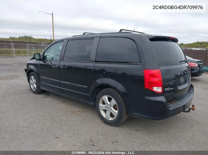 2013 Dodge Grand Caravan Se VIN: 2C4RDGBG4DR709976 Lot: 12106958