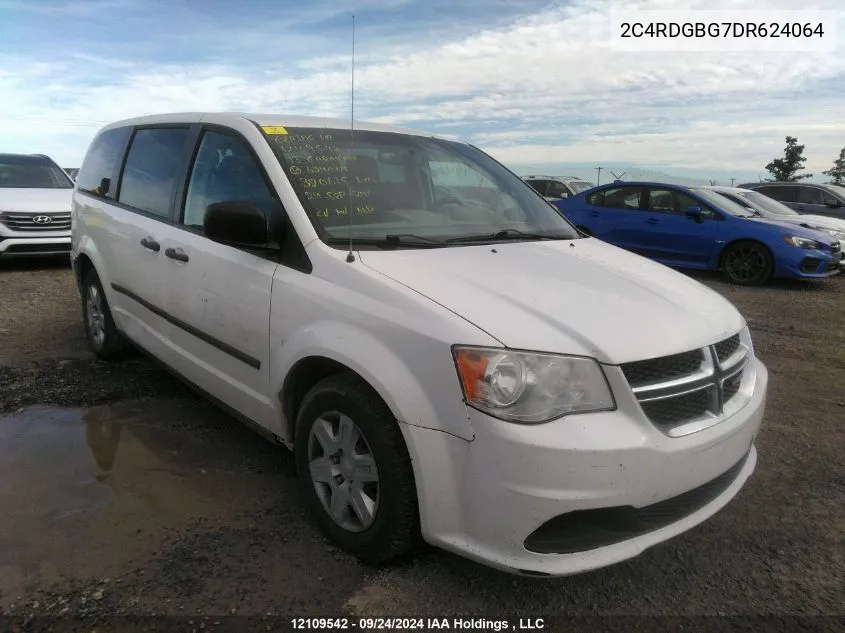 2C4RDGBG7DR624064 2013 Dodge Grand Caravan Se