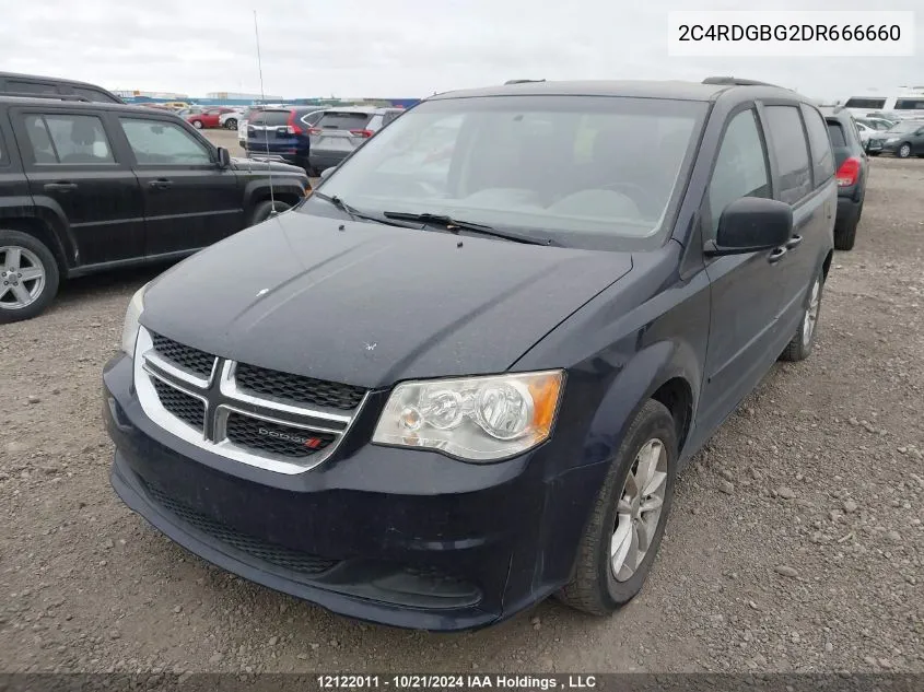 2C4RDGBG2DR666660 2013 Dodge Grand Caravan Se/Sxt