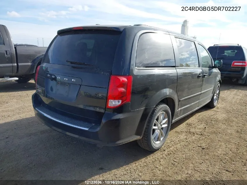 2013 Dodge Grand Caravan Se VIN: 2C4RDGBG5DR702227 Lot: 12123036