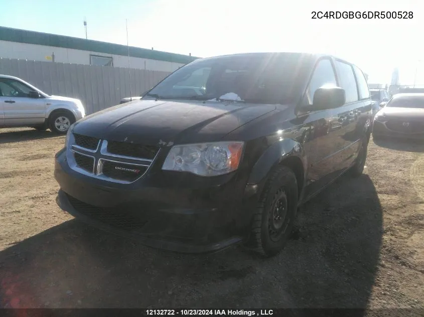 2013 Dodge Grand Caravan Se VIN: 2C4RDGBG6DR500528 Lot: 12132722