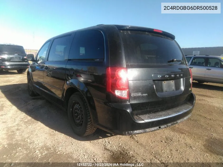 2013 Dodge Grand Caravan Se VIN: 2C4RDGBG6DR500528 Lot: 12132722